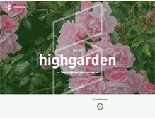 Tablet Screenshot of highgarden.pro